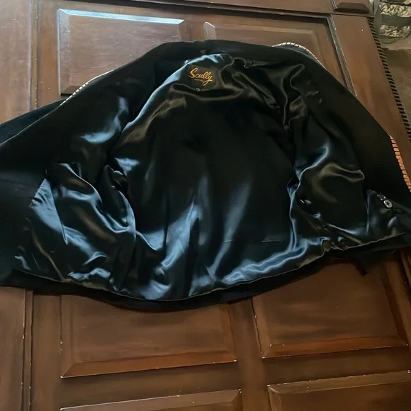 Women’s size 10 vintage black Scully Fringe Leather western equestrian Jacket - Picture 8 of 16